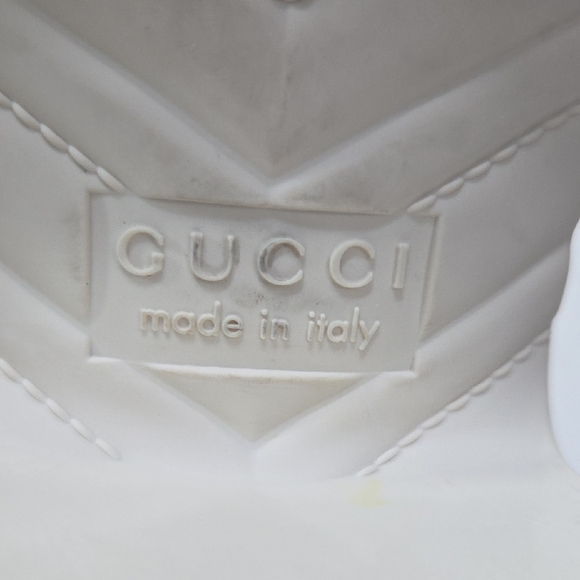 Gucci Women's Cream Mules Sz37 Might Fit Sz4 Gentle Used With No Box - Picture 12 of 16